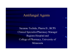 Antifungal Agents - University of Minnesota