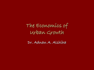 The Economics of Urban Growth