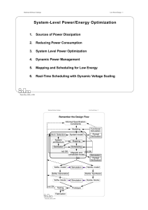 System-Level Power/Energy Optimization