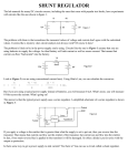 SHUNT REGULATOR