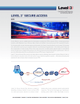 level 3sm secure access - Level 3 Communications