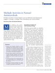 Multiple Activities in Natural Antimicrobials