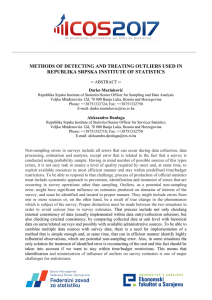 methods of detecting and treating outliers used in republika srpska