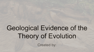 Geological Evidence of the Theory of Evolution - Learn-Sci