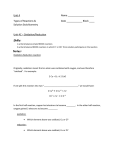 Balancing REDOX Reactions - Mr. Walsh`s AP Chemistry