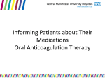 Counselling Patients Taking Oral Anticoagulation