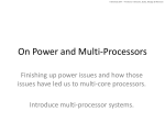 On Power and Multi-Processors