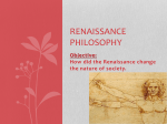 Humanism: Renaissance Philosophy