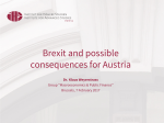 Brexit and possible consequences for Austria