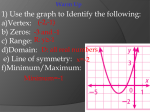 Solve the equation by graphing the related function.