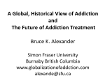 Bruce Alexander Presentation - FEAD (Film Exchange on Alcohol