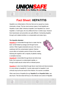 HEPATITIS - Union Safe
