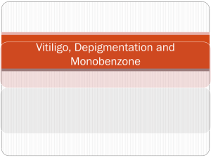 Vitiligo, Depigmentation And Monobenzone