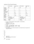 Introductory Water Potential Worksheet Write Symbol Write Value (A