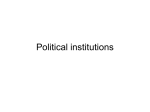 Political institutions