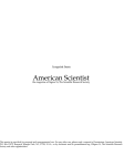 A reprint from - American Scientist