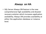 Always on HA - TechNet Gallery