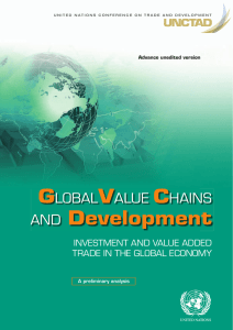 Global Value Chains and Development: Investment and