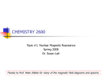 Nuclear Magnetic Resonance: The Organic