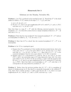 Homework Set 3 Solutions are due Monday, November 9th.