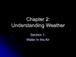 Chapter 2: Understanding Weather