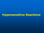 Hypersensitivity Reaction