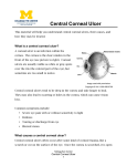 Central Corneal Ulcer - University of Michigan