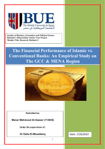 The Financial Performance of Islamic vs. Conventional Banks: An