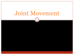 Joint Movement