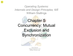 Chapter 5 Concurrency: Mutual Exclusion and Exclusion and