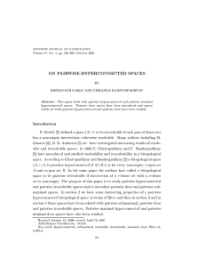 on pairwise hyperconnected spaces