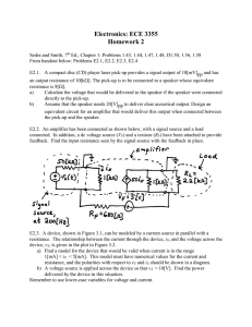 Electronic Circuits and Devices: ELEE 3455