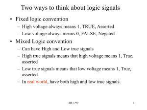 High True vs. Low True Logic