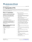 CT Angiography (CTA)