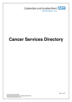 Cancer Services Directory - Calderdale and Huddersfield NHS