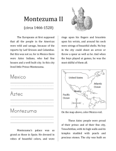 Montezuma II Mexico Aztec Montezuma
