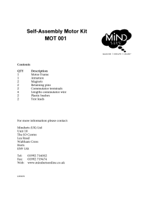 self-assembly motor kit