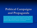 Political Campaigns and Propaganda