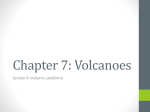 Ch 7 S 4 Volcanic Landforms