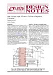 DN561 High Voltage, High Efficiency Positive to Negative Converter