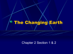 The Changing Earth