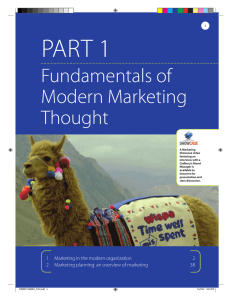 Fundamentals of Modern Marketing Thought - McGraw