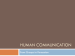 Human Communication