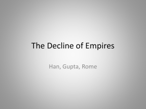 The Decline of Empires - Rincon History Department