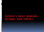 Patrick B`s Rocky Mountain National Park Project
