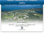 The Adaptive Optics Laboratory – University of Victoria