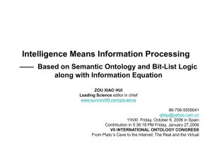 Intelligence Means: Information Processing ——Man-Com