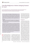 Controlling Malglycemia in Patients Undergoing Treatment for Cancer