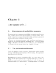 Chapter 5 The space D[0,1]
