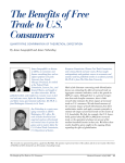 The Benefits of Free Trade to U.S. Consumers